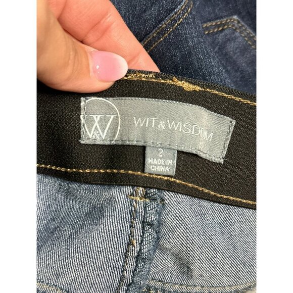 Wit & Wisdom Women's 2 Ab Solution Low-rise Denim Jegging Skinny Leg - Picture 3 of 10